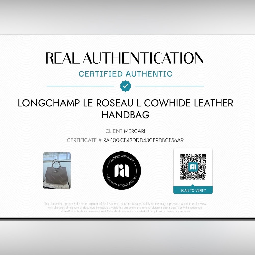 Longchamp Elegant cowhide leather Le Roseau L handbag - Picture 16 of 16